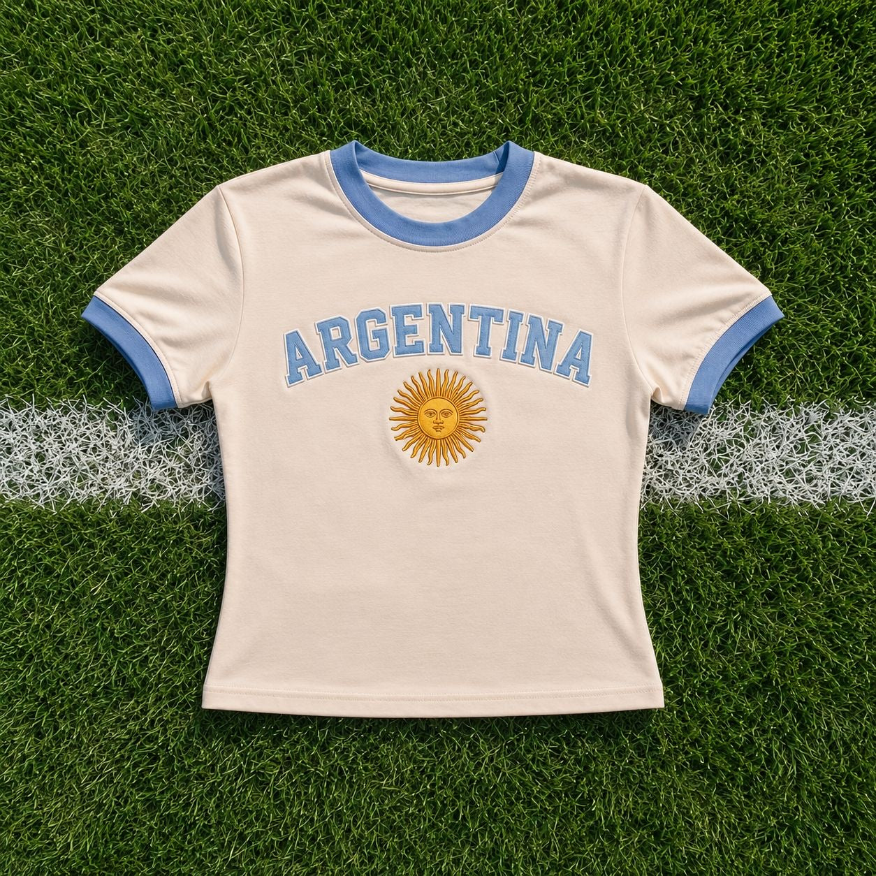 Argentina Ringer Baby Tee
