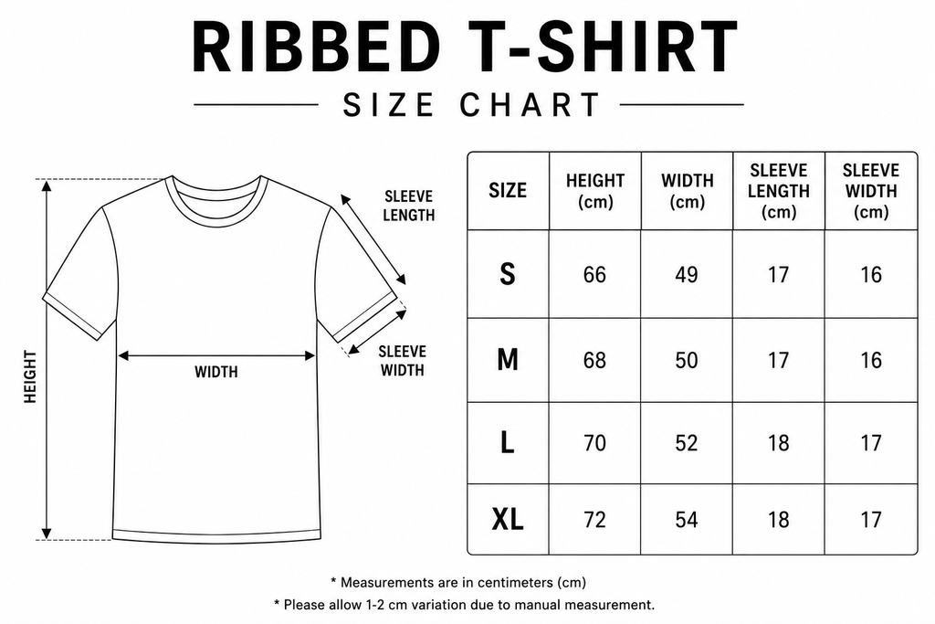 Ribbed Tight T-Shirt
