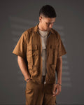 Urban Breeze Overshirt - Brown