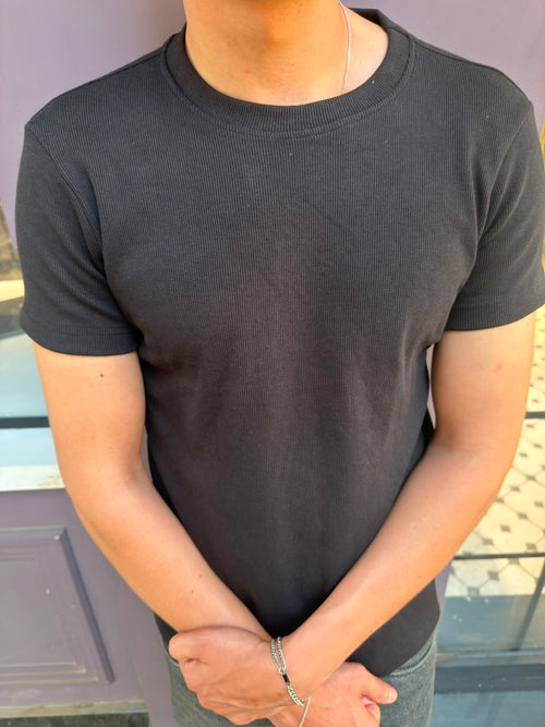 Ribbed Tight T-Shirt