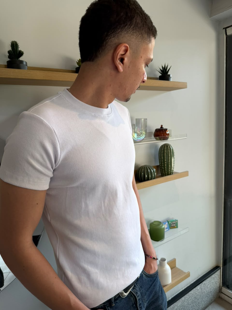 Ribbed Tight T-Shirt